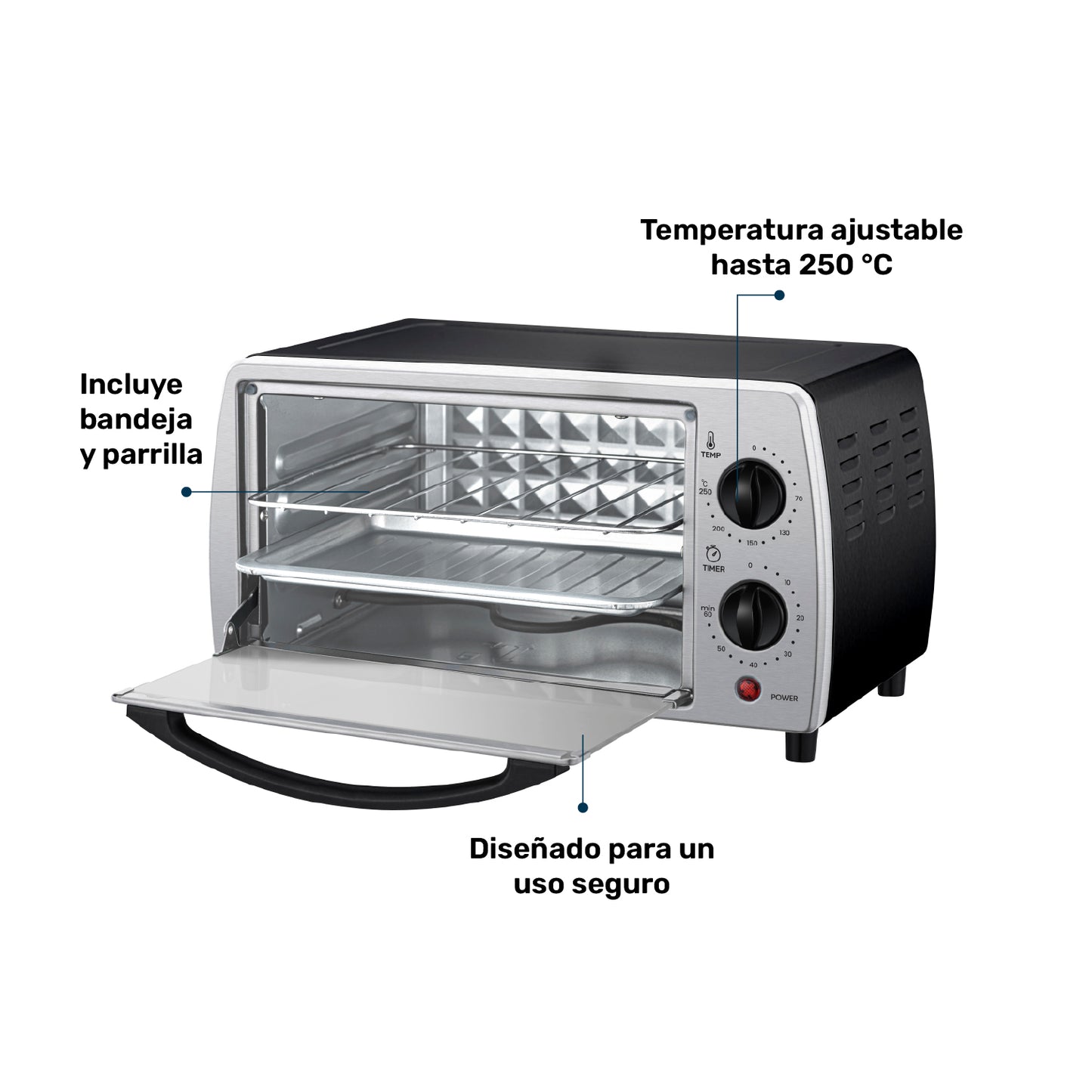 Horno Tostador Eléctrico Lucky KÜKI